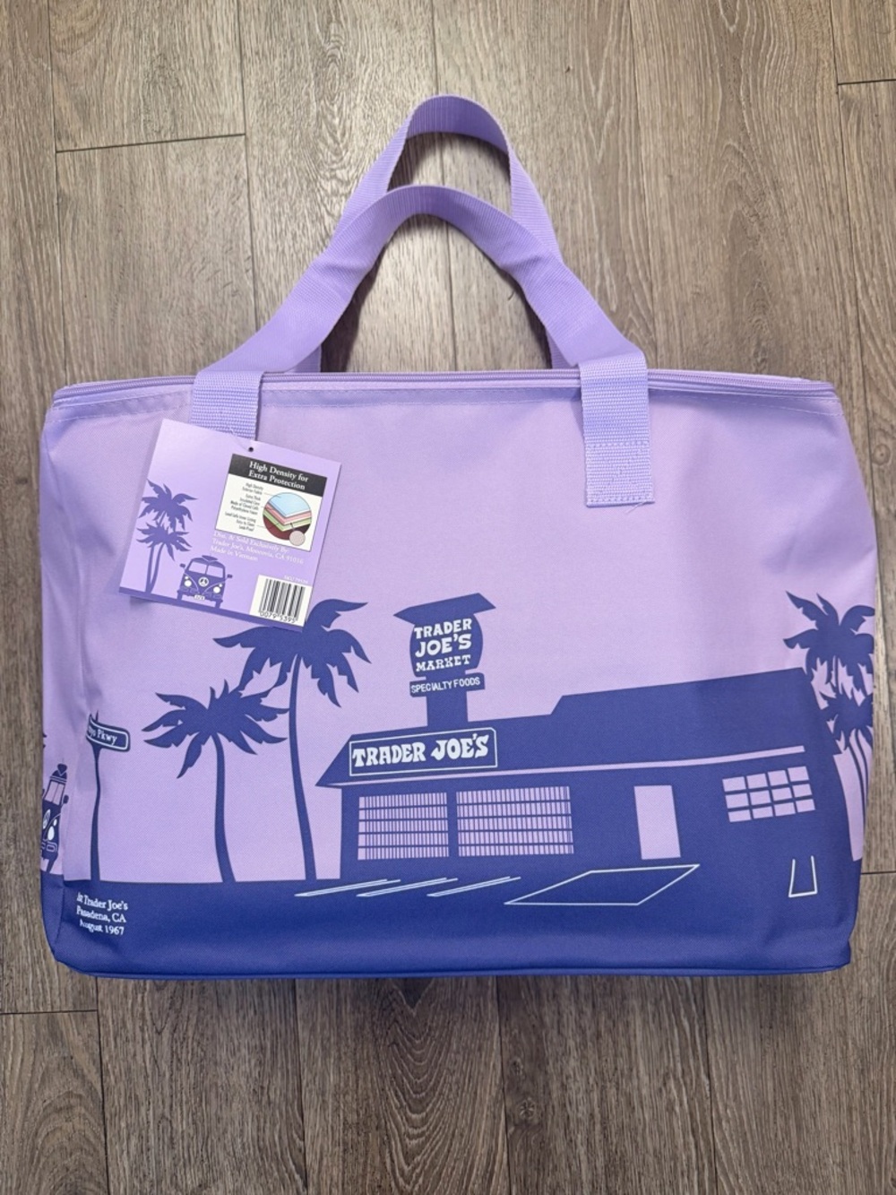 Trader Joe’s lavender Large Reusable Insulated Bag